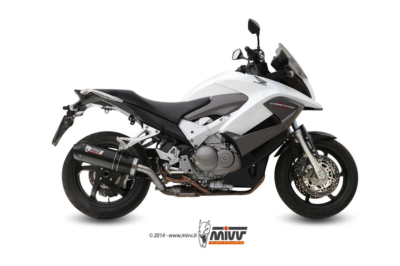 Sport Auspuff MIVV Oval Full Carbon für Honda VFR 800 X Crossrunner Typ: RC60 Bj. 2011-2014 +ABE Sport Auspuff MIVV Oval Full Carbon für Honda VFR 800 X Crossrunner Typ: RC60 Bj. 2011-2014 +ABE von MiVV