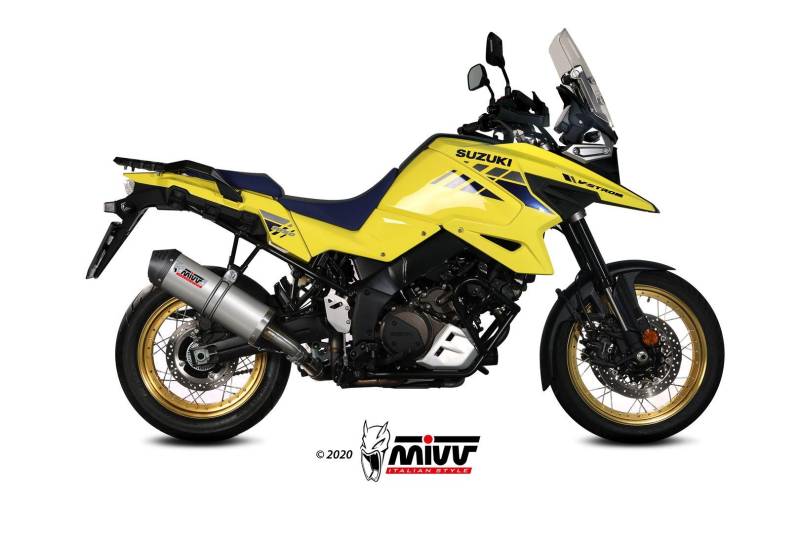 Sport Auspuff MIVV Oval TITAN Suzuki DL V-Strom 1050 /XT Bj. 2020-2022 Typ:EF EURO-5 eintragungsfrei von MiVV