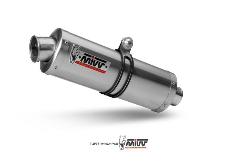 Sport Auspuff MIVV Oval für Aprilia Tuono Fighter 1000 Bj. 2002-2005 mit ABE von MiVV
