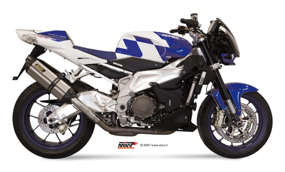 Sport Auspuff MIVV Suono Aprilia Tuono 1000 R Bj.2006-2010 /RSV 1000 Bj. 2004-2008 Typ:RR +ABE Sport Auspuff MIVV Suono Aprilia Tuono 1000 R Bj.2006-2010 /RSV 1000 Bj. 2004-2008 Typ:RR +ABE von MiVV