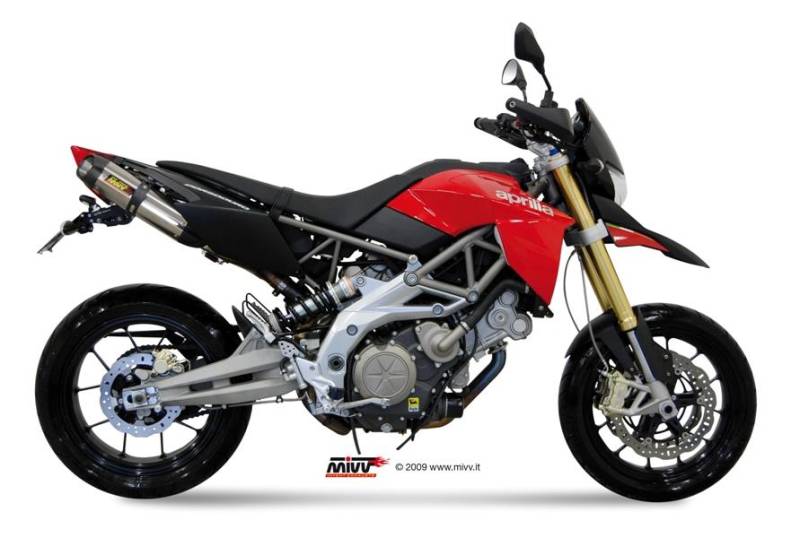 Sport Auspuff MIVV Suono Edelstahl für Aprilia Dorsoduro 750 Bj. 2008-2016 Typ: SM mit ABE von MiVV