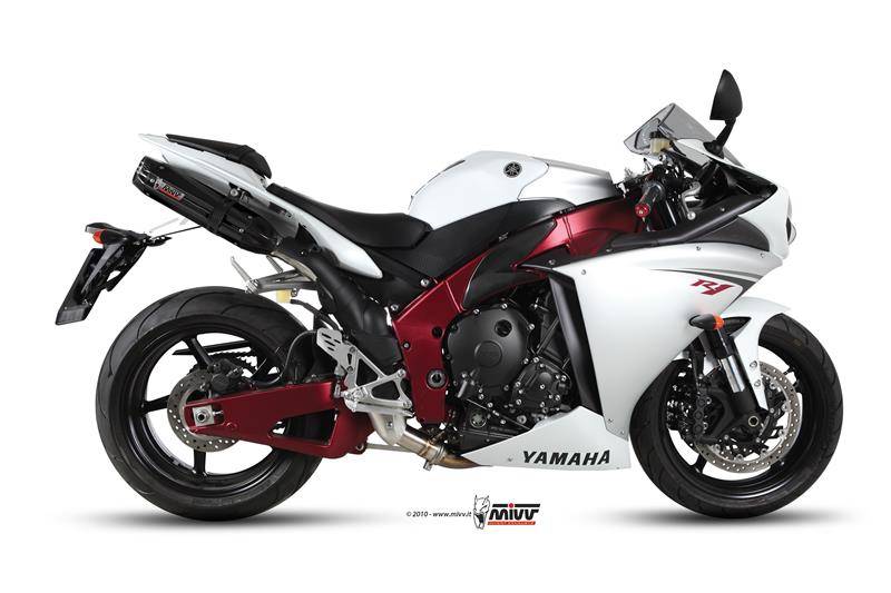 Sport Auspuff MIVV Suono Steel Black Yamaha YZF 1000 R1 Typ: RN22 Bj. 2009-2014 +ABE von MiVV
