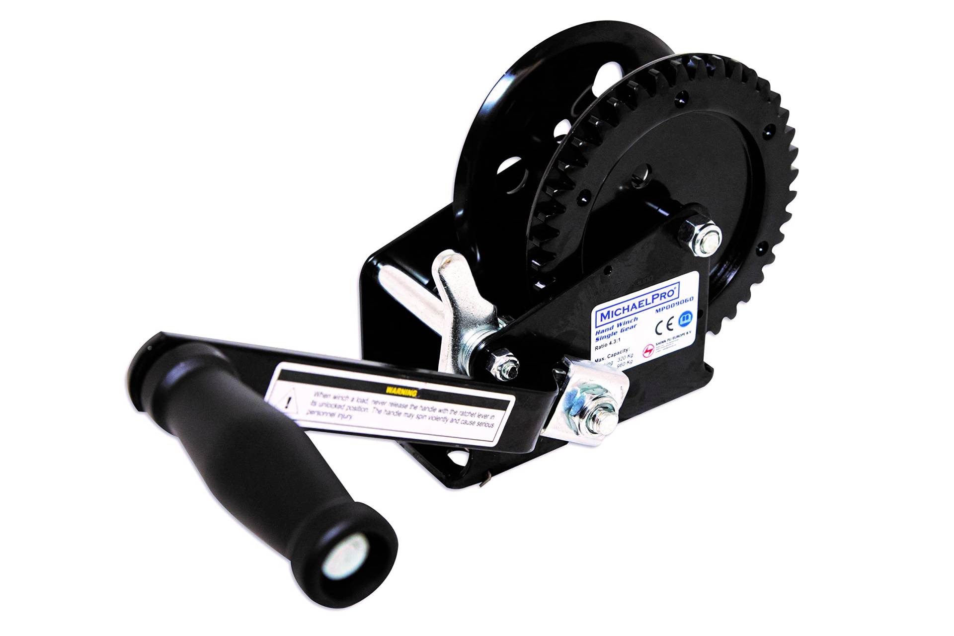 MichaelPro MP009060 Handwinch Single Gear, 960 Kg von MichaelPro