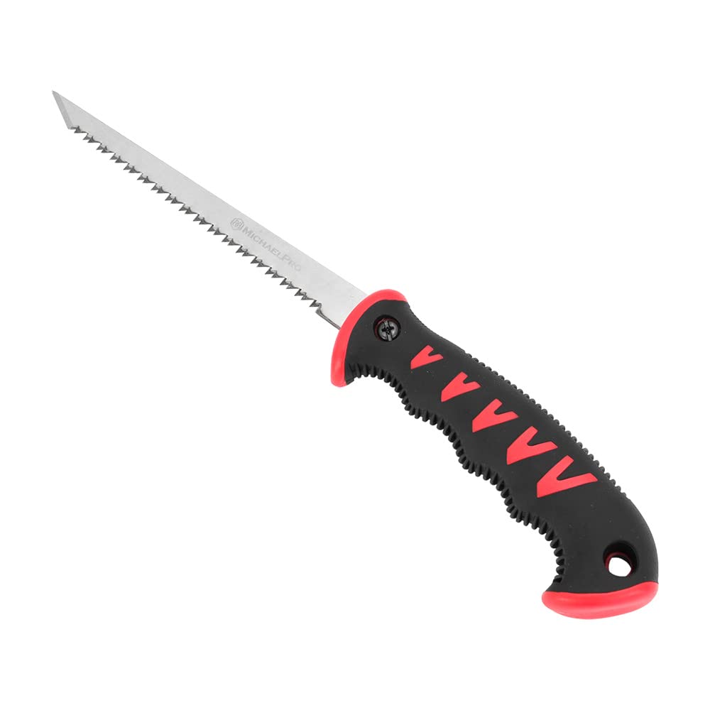 MichaelPro MP018005 6" Jigsaw Hand Saws for Drywall, Wall Panels, Plywood, Sheetrock and Plasterboard with 7TPI MichaelPro MP018005 6" Jigsaw Hand Saws for Drywall, Wall Panels, Plywood, Sheetrock and Plasterboard with 7TPI von MichaelPro