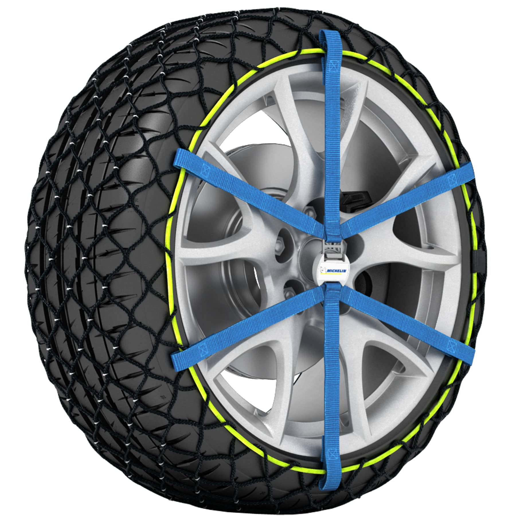 MICHELIN EASY GRIP EVOLUTION 5 Schneekette Auto Textilschneekette 2 Stück | Reifen Schneekette Ultraleistungsfähig Einfache Handhabung von MICHELIN