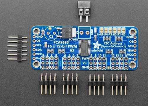 Adafruit 16-Channel 12-bit PWM/Servo Driver - I2C interface - PCA9685 - SKU 815 Adafruit 16-Channel 12-bit PWM/Servo Driver - I2C interface - PCA9685 - SKU 815 von MicroMaker