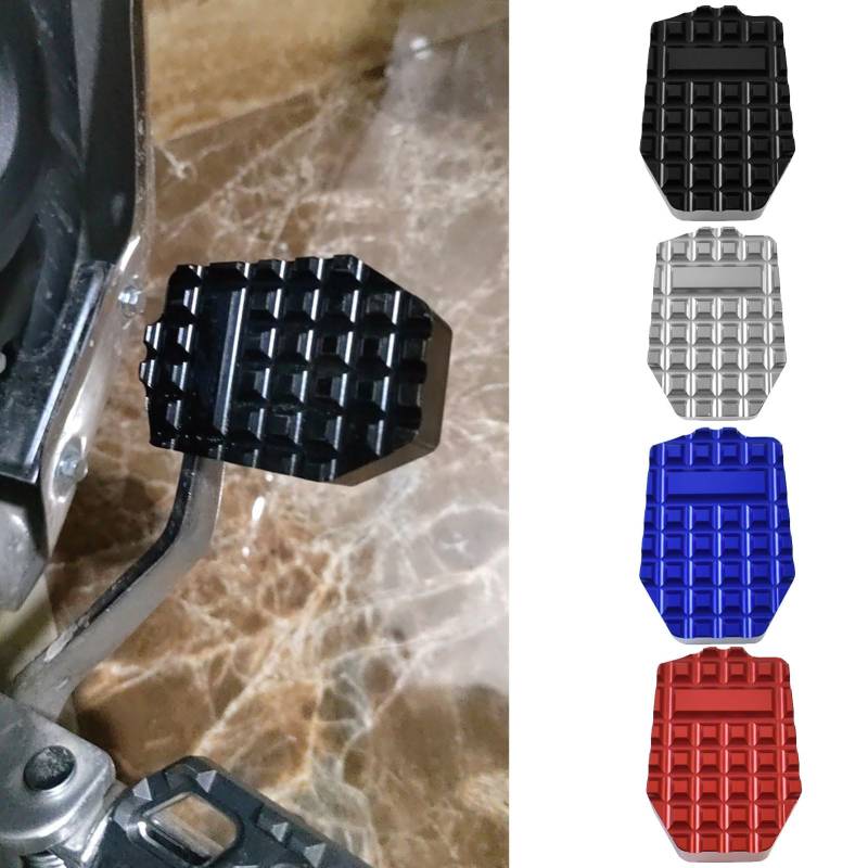 Midimttop Fußbremspedalhebelverlängerung Vergrößern Peg Extender Platte Replacement for Rebel CMX1 100 CMX1 100/DCT CMX1100A Zubehör 2021 2022 2023 2024 (Schwarz) von Midimttop