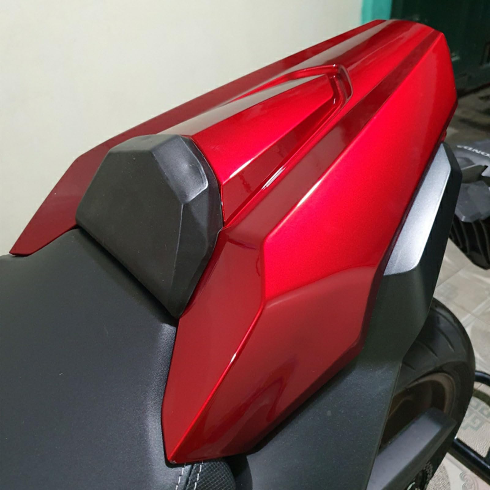 Midimttop Motorrad Hinten Sozius-Sitz,Fondpassagier Soziusabdeckung ABS Heckabdeckung Sitzverkleidung Replacement for CB650R CBR 650R CB 650 R 2019 2020 Zubehör (Weinrot) von Midimttop