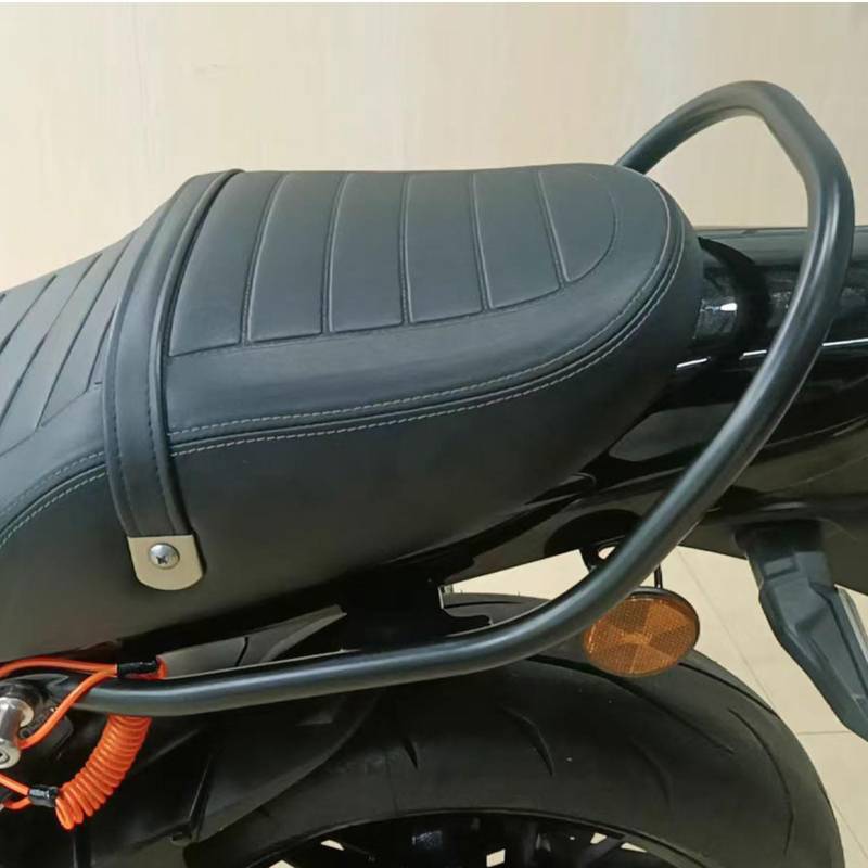 Midimttop Motorrad Zubehör Replacement for Z900RS Z 900RS Z 900 RS 2018 2019 2020 2021 2022 2023 2024 Hinten Stoßstange Passagier Sitz Hand Griff Haltegriff schiene (Schwarz) von Midimttop