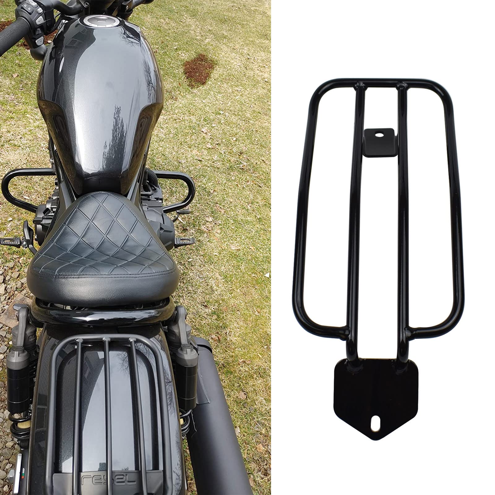 Midimttop Für Rebel CMX 1100 CMX1100 Rebel 1100 2021 2022 2023 2024 Motorrad Hinten Überzogene Gepäck Rack Unterstützung Regal Solo Sitz zubehör Midimttop Für Rebel CMX 1100 CMX1100 Rebel 1100 2021 2022 2023 2024 Motorrad Hinten Überzogene Gepäck Rack Unterstützung Regal Solo Sitz zubehör von Midimttop
