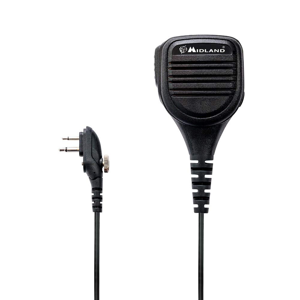Midland MA25-M Lautsprechermikrofon und Motorola Midland G15 / G18 2-Pin-PTT-Taste C1129 Midland MA25-M Lautsprechermikrofon und Motorola Midland G15 / G18 2-Pin-PTT-Taste C1129 von Midland