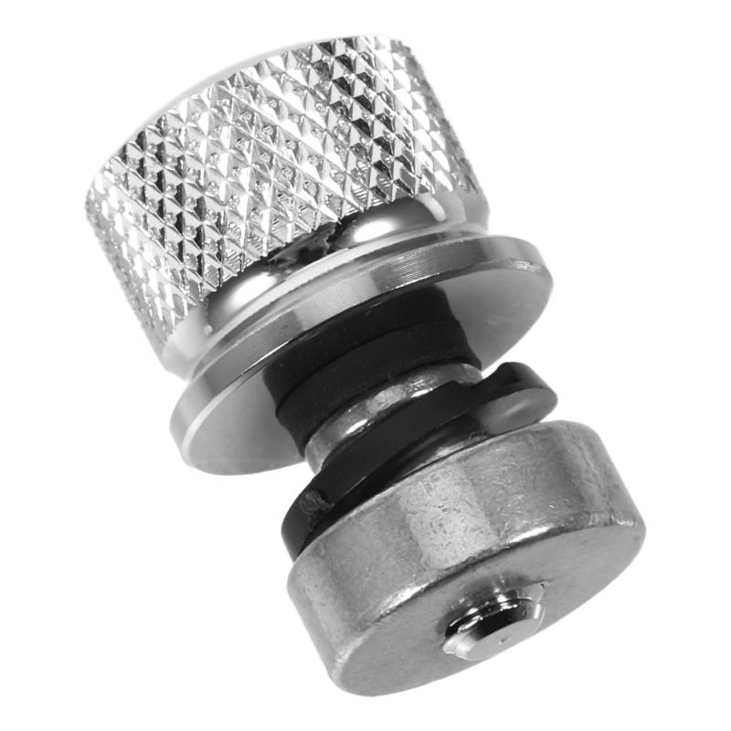 Mikikit 1 Satz Motorrad -sitzkissenschrauben Motorradschraube Rücksitz Gerändelte Sitzschraube Schwarze Motorradschrauben Motorrad-kit Sitzmutter Aluminiumlegierung Silver von Mikikit