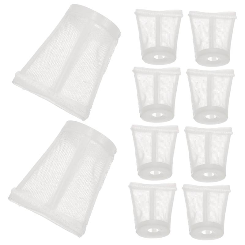 Mikikit 10Stücke Ersatzfilter für Farbspritzgerät Teiliges Feinmaschige Sprühfilter für Airless Spritzgeräte für Auto Lackierung Heim Installationen und Mehr mit Glatten von Mikikit