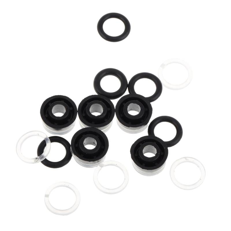 Mikikit 5Sätze Jack Reparaturset für Hydraulische Wagenheber Teiliges Dichtungsset für Effizienten Austausch Hochdichtungsfähig Kompatibel mit Wagenhebern Einfache Installation von Mikikit