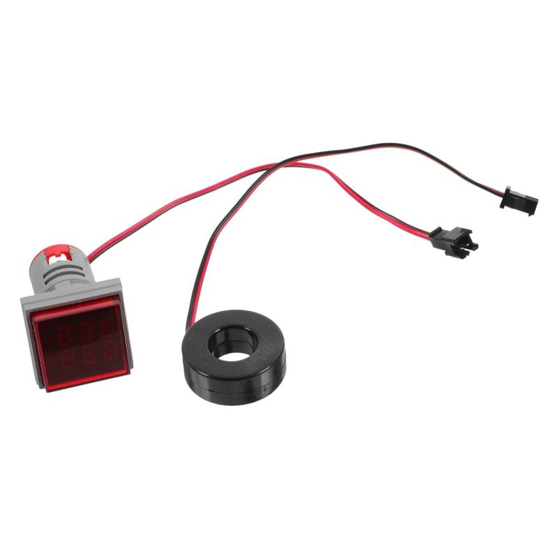 Mikikit Digital Voltmeter mit Klarer Anzeige Präziser Spannungsprüfer für Verschiedene Anwendungen Kompakt und Einfach zu Installieren Messgenauigkeit von Mikikit