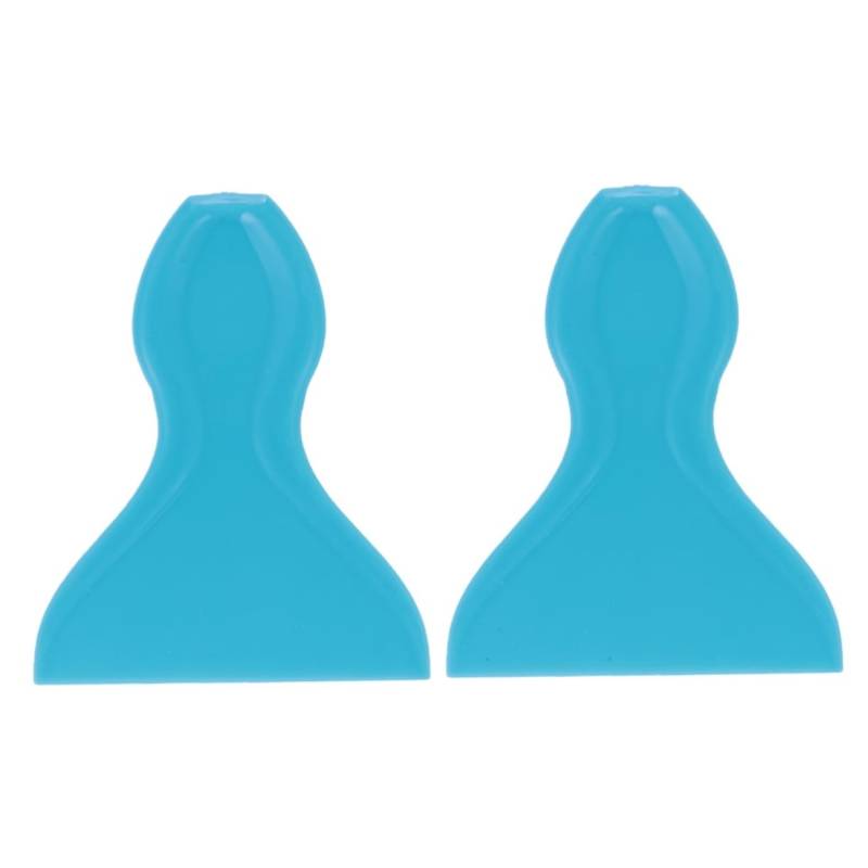 Mikinona 1Satz Auto Folienwerkzeuge Teiliges Tönungsreinigungsschaber Kit für Einfache Montage von Fensterfolien und Abziehbildern Blauer Softscraper von Mikinona