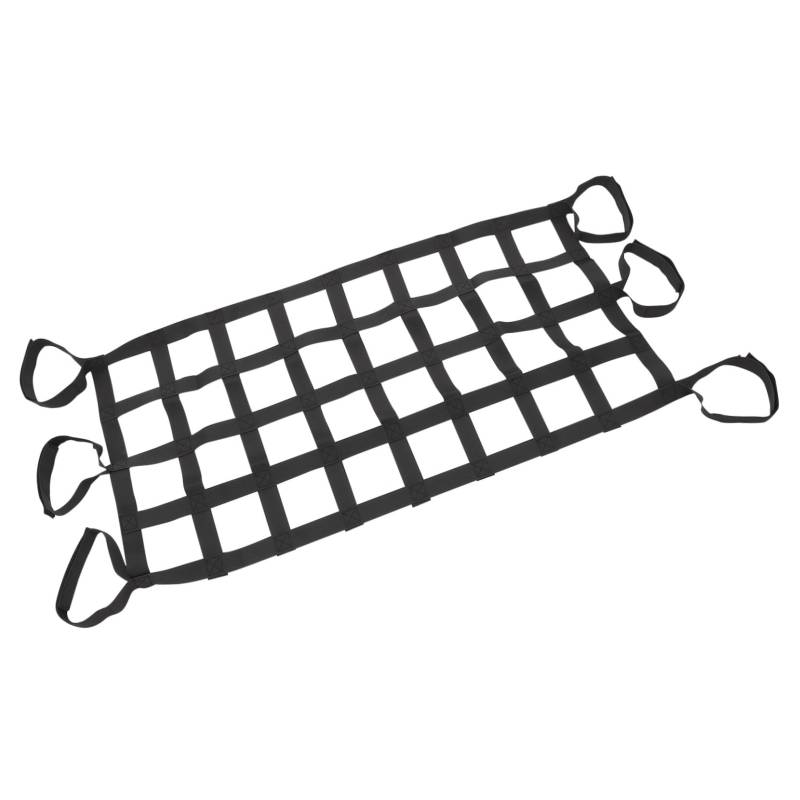 Mikinona Elastisches Ladungsnetz Autodecken-Ladungsnetz Aufbewahrungsnetz Robustes dehnbares Dachnetz passt für die meisten LKWs und SUVs von Mikinona