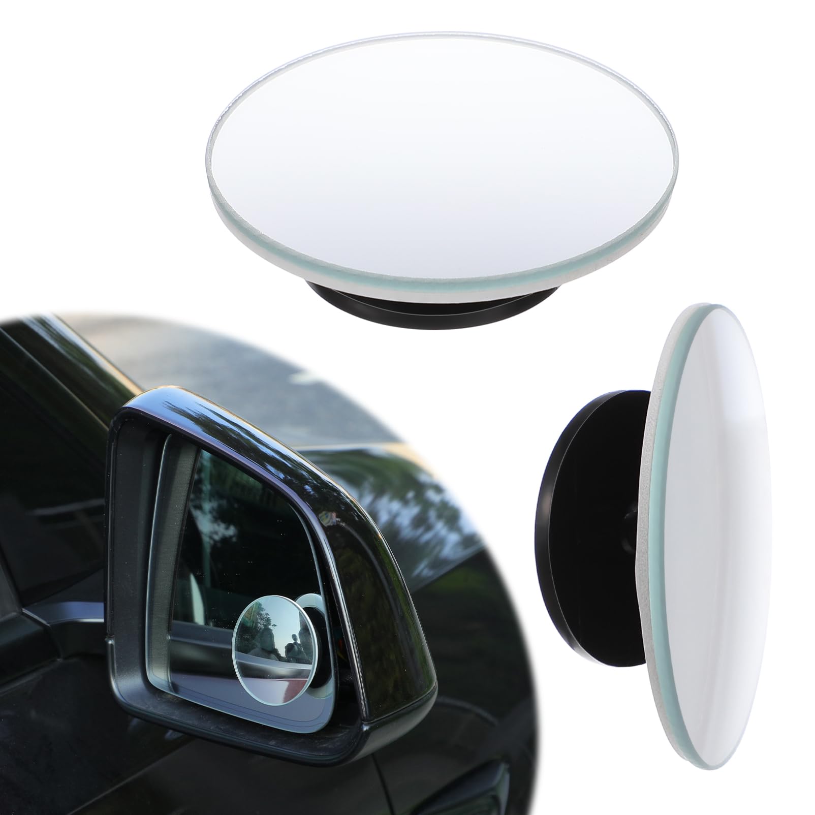 Mikinona 2 Stück Umkehrspiegel für den toten Zubehör für Rückspiegel Zubehör für Autospiegel blinder Fleck am Seitenspiegel des Autos Blindspot-Spiegel Glas Silver Mikinona 2 Stück Umkehrspiegel für den toten Zubehör für Rückspiegel Zubehör für Autospiegel blinder Fleck am Seitenspiegel des Autos Blindspot-Spiegel Glas Silver von Mikinona