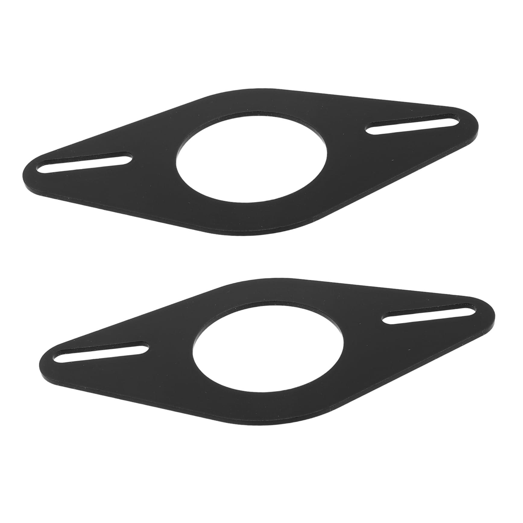 Mikinona 2Stücke Lautsprecher Montageplatte für Auto Hochtonadapter Ring aus Kunststoff für Türlautsprecher Klangverbesserung Zubehör für Audio Modifikationen von Mikinona