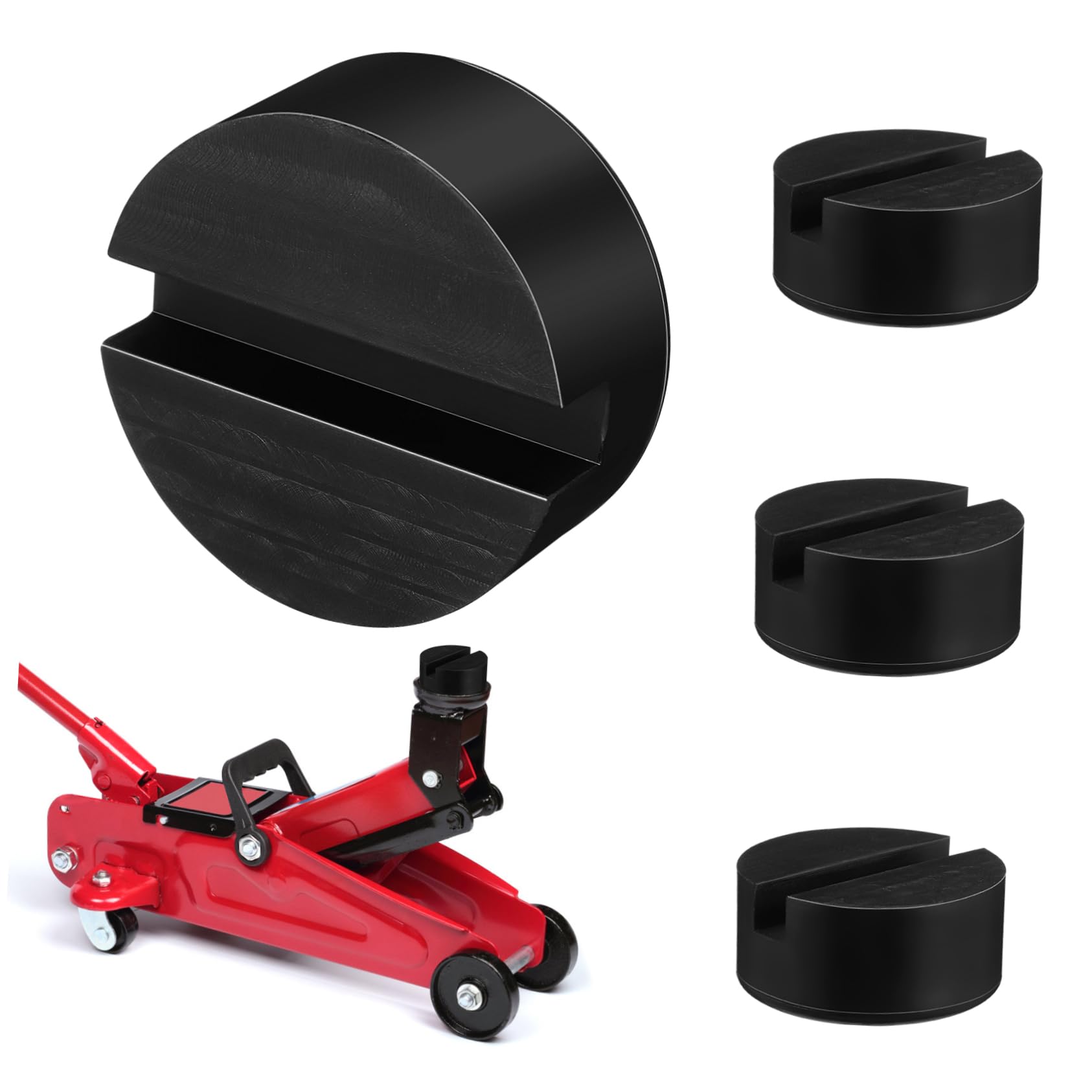 Mikinona 4Stücke Gummipolster für Wagenheber rutschfeste Jack Stand Pads Stabil und Langlebig Einsetzbar für Autos und Camper Schützt Kratzern und Beschädigungen Mikinona 4Stücke Gummipolster für Wagenheber rutschfeste Jack Stand Pads Stabil und Langlebig Einsetzbar für Autos und Camper Schützt Kratzern und Beschädigungen von Mikinona