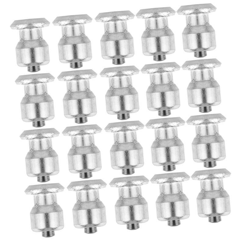 Mikinona 50 Stück Anti-Cleat-Reifen Winterreifen Reifen Schneespikes Reifenspikes rutschfeste Autoschrauben Schneeradbolzen Spikes für Autoreifen Schneestollen Wolfram stahl material Silber von Mikinona