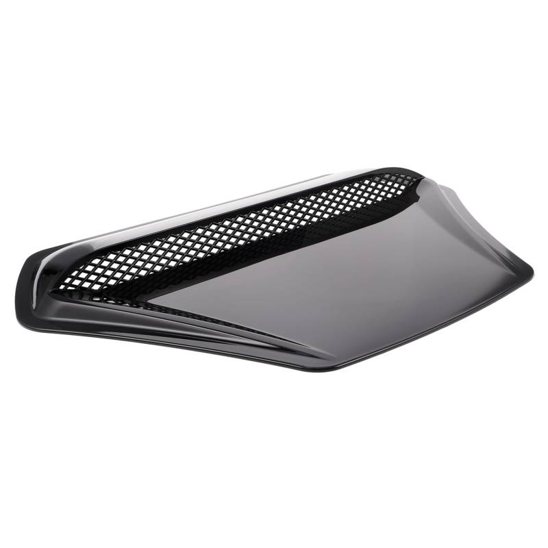 Mikinona Autohauben Entlüftungsabdeckung Schwarze Motorhaube Ventilationsverkleidung für Autos Stilvolles Außenzubehör Schmutzvermeidung Einfache Installation von Mikinona