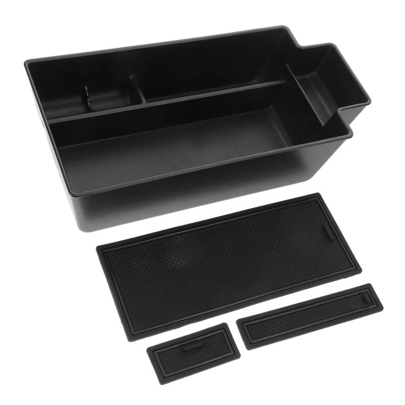 Mikinona Kfz Mittelarmlehnen Organizer mit Getränkehalter Aufbewahrungsbox für Armlehne Kompatibel mit Kratzfestes Schickes Design für Kleine Gegenstände und Snacks von Mikinona