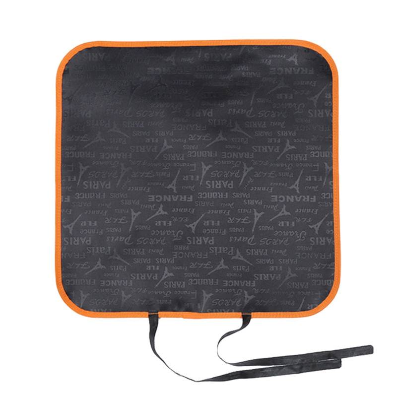 Autositzauflage Kindersitzunterlage, Autositzschoner Kindersitzunterlage, Rutschfest Auto Kindersitz Schonbezug, Universeller Autositzschoner, Sitzschoner , für Kinder Autositz, 45 x 45 cm, Schwarz von Mikiuly