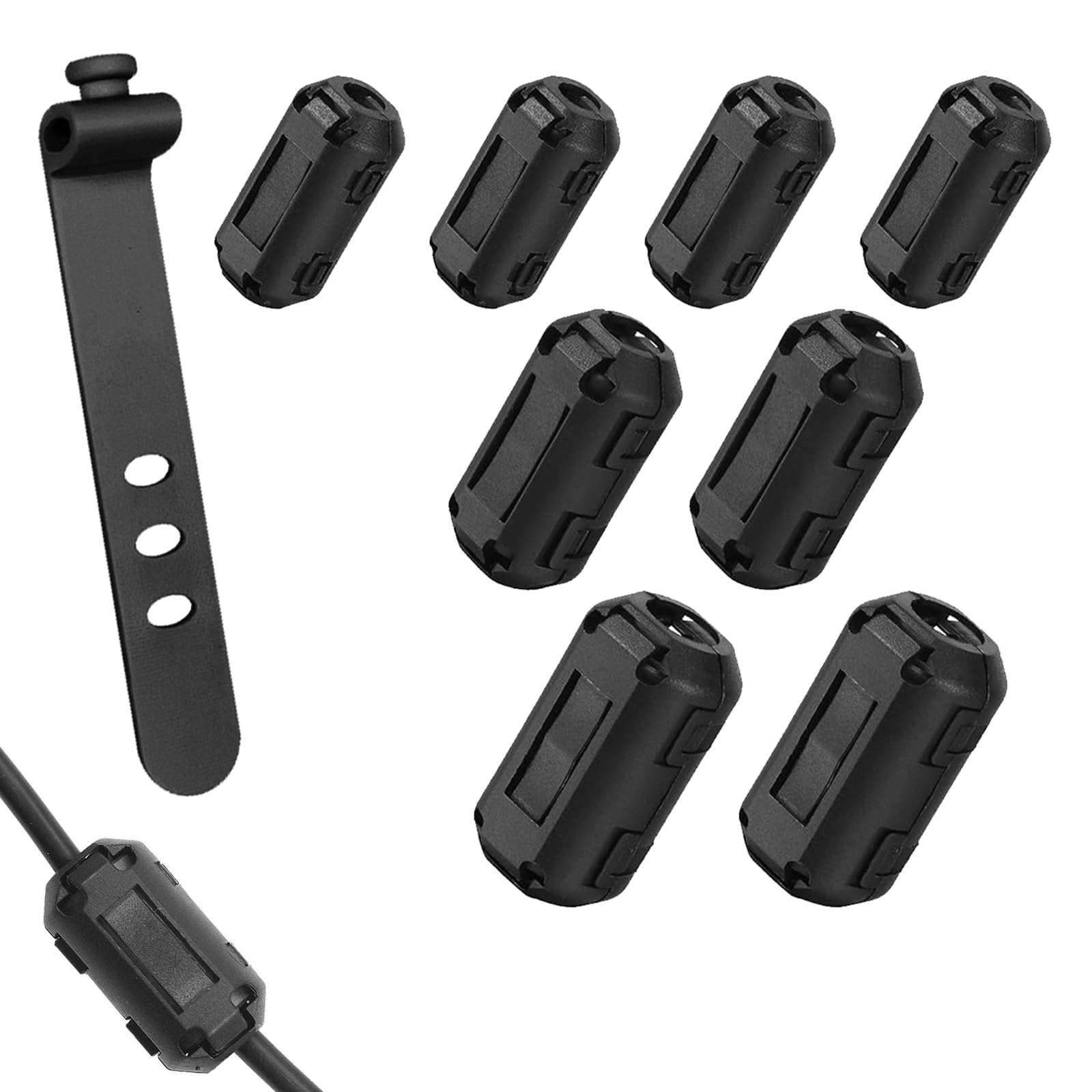 Ferritkerne Entstörfilter Ferritfilter,Ferritkerne für Kabe,Ferrit Ringkern Cable-Clip,Klappferrit Ferritkern,Ferritkerne für Kabel,Ferritkern Ferrite Ring,8 Stück,-3.5mm 5 mm 7 mm 9 mm,Schwarz Ferritkerne Entstörfilter Ferritfilter,Ferritkerne für Kabe,Ferrit Ringkern Cable-Clip,Klappferrit Ferritkern,Ferritkerne für Kabel,Ferritkern Ferrite Ring,8 Stück,-3.5mm 5 mm 7 mm 9 mm,Schwarz von Mikiuly