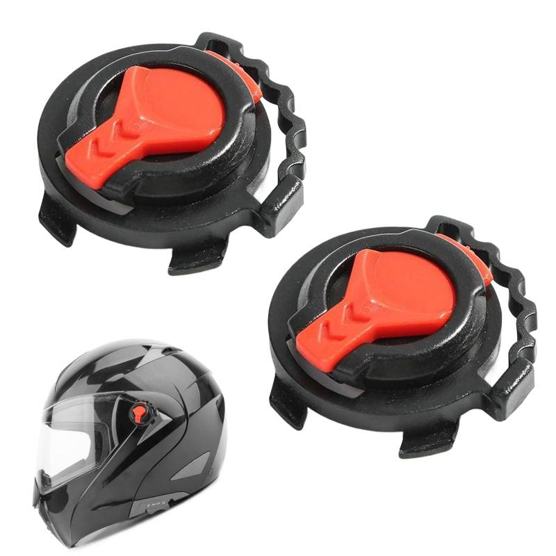 Helmsieb-Objektivbefestigungsbasis, Motorradhelm Schrauben, Helm Visier Schrauben Motorrad, Motorrad Helm Ersatzteile, 1 Paar von Mikiuly