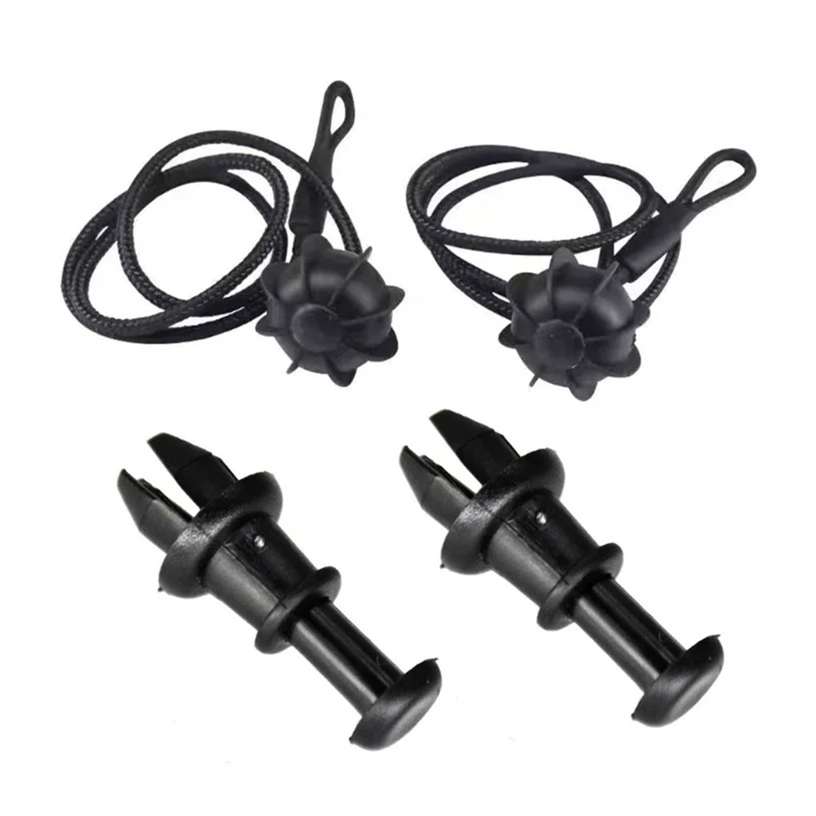 Mikiuly Kofferraum Halteband Hutablage, 2 Stück, Schwarz, Nylon, Clip, PKW, Cargo Strap, Laderaumgurt Mikiuly Kofferraum Halteband Hutablage, 2 Stück, Schwarz, Nylon, Clip, PKW, Cargo Strap, Laderaumgurt von Mikiuly