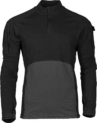 Mil-Tec Assault Feld, Funktionsshirt langarm - Schwarz - L von Mil-Tec