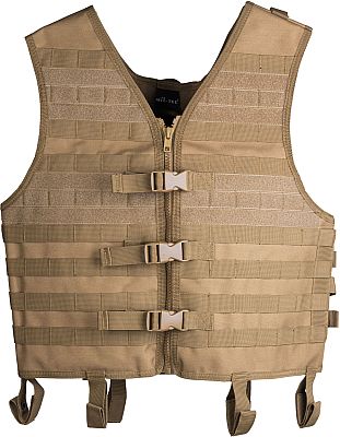 Mil-Tec Molle Carrier Gen. II, Weste - Beige (Coyote) - Einheitsgröße von Mil-Tec