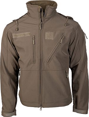 Mil-Tec SCU 14, Softshelljacke wasserdicht - Dunkelgrün - S von Mil-Tec