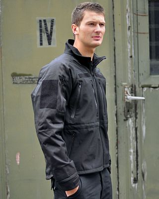 Mil-Tec Softshell Plus, Textiljacke - Schwarz - XL Mil-Tec Softshell Plus, Textiljacke - Schwarz - XL von Mil-Tec