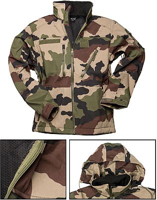 Mil-Tec Softshell SCU 14, Textiljacke - Tarn - S von Mil-Tec