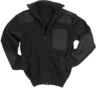 Mil-Tec Strick, Textiljacke - Schwarz - 56 von Mil-Tec