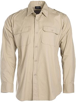 Mil-Tec Tropen, Hemd - Beige (Khaki) - XXL von Mil-Tec