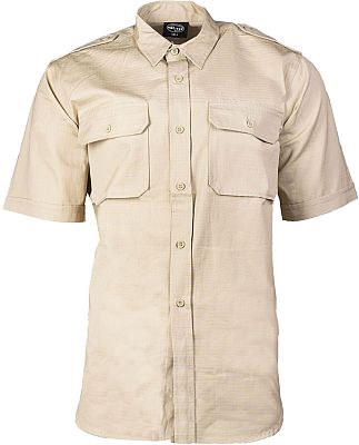 Mil-Tec Tropen, Hemd kurzarm - Beige (Khaki) - M von Mil-Tec