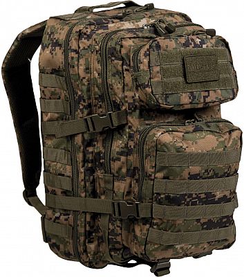Mil-Tec US Assault Pack L Camo, Rucksack - Woodland (Digital) von Mil-Tec