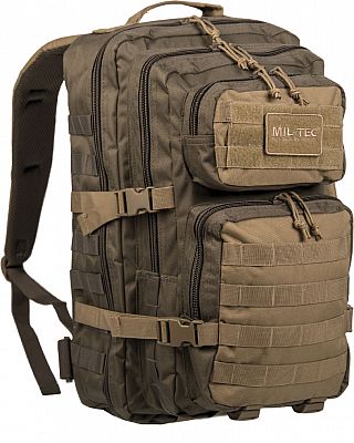 Mil-Tec US Assault Pack L Ranger, Rucksack - Oliv/Beige von Mil-Tec