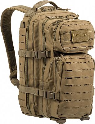 Mil-Tec US Assault Pack S Lasercut, Rucksack - Beige (Coyote) von Mil-Tec