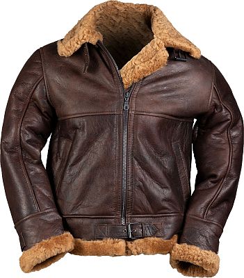 Mil-Tec US B46 Bomber, Lederjacke - Braun - M von Mil-Tec