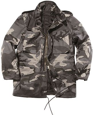 Mil-Tec US Feld M65, Textiljacke - Dark Camo - L von Mil-Tec