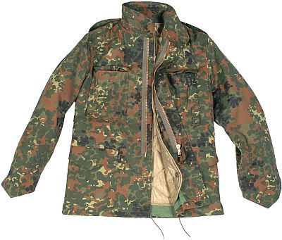 Mil-Tec US Feld M65, Textiljacke - Flecktarn - L von Mil-Tec