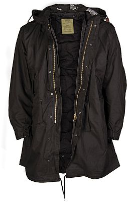 Mil-Tec US Shell Parka M51, Textiljacke - Schwarz - 3XS von Mil-Tec