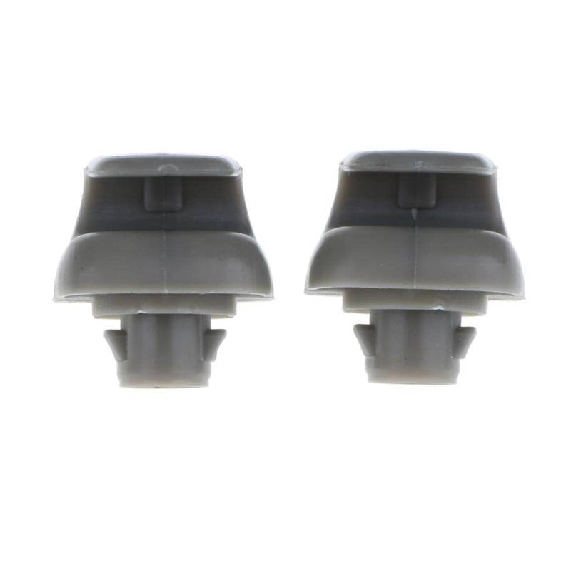 Milageto 2PCS Grey Inner Sun Visor Hook Clips für Accord 1998 2011 von Milageto