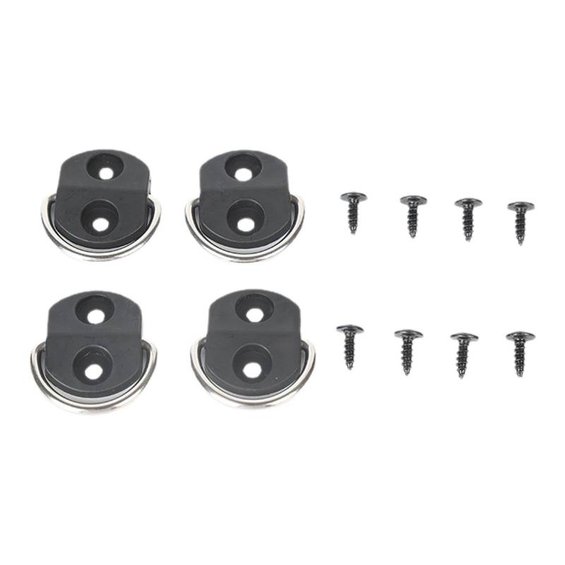 Milageto 4pcs Cargo Net Binde Down Haken Teile Befestigungselement Hakenstar mit Schrauben Hinterher Seite von Milageto