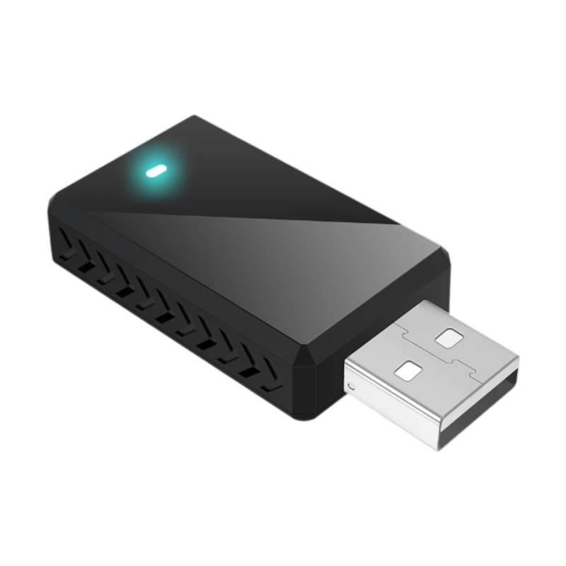 Milageto Autoverbindungsbox Auto Wirelesses Adapter 5W Professionell tragbar 2 V Sturdes Plug Play Adapter Zubehör, Schwarzer Rahmen von Milageto