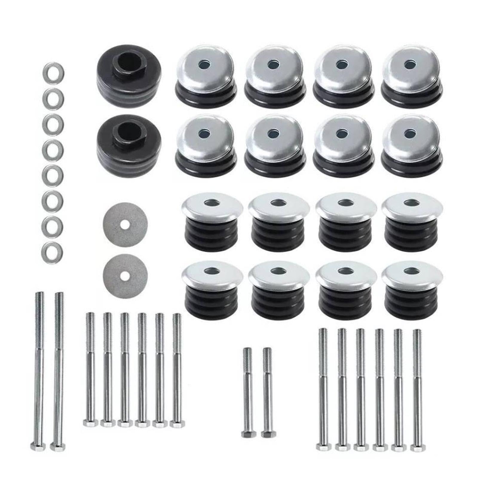 Milageto Body Mount Breebing Kit Parts KF04058BK Wear Resistant Hohe Leistung einfach zu verwenden zu verwenden Zubehör für F250 F350 Milageto Body Mount Breebing Kit Parts KF04058BK Wear Resistant Hohe Leistung einfach zu verwenden zu verwenden Zubehör für F250 F350 von Milageto